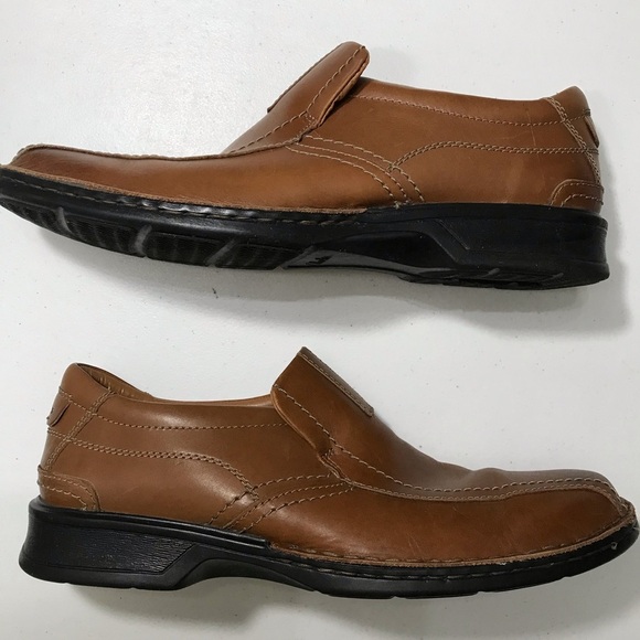 Clarks  Collection Men\'s Tan Leather Slip-On Loafers Size 10M SB-07 main image 11